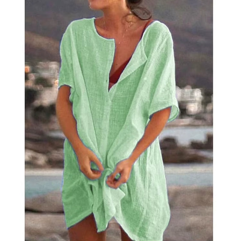 Women's Cotton Linen Blouse